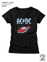 AC/DC Razor's Edge Black Junior Women's T-Shirt