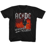 AC/DC Highway To Hell Black Youth T-Shirt