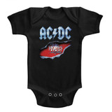 AC/DC Razor's Edge Black Baby Onesie T-Shirt