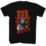 Billy Idol Hot In The City Black Adult T-Shirt