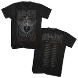 Bon Jovi '93 Tour Black Adult T-Shirt