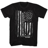 CBGB Flag Black Adult T-Shirt