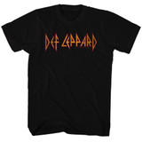 Def Leppard Logo Black Adult T-Shirt