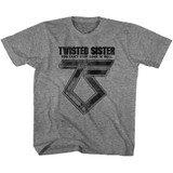 Twisted Sister Can't Stop Rock'N'Roll Graphite Heather Toddler T-Shirt