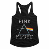 Pink Floyd Prism Black Junior Women's Racerback Tank Top T-Shirt