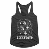 Pink Floyd Full Of Stars Dark Heather Junior Women's Racerback Tank Top T-Shirt