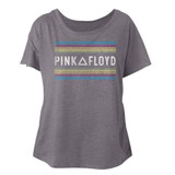 Pink Floyd Rainbows Heather Junior Women's Dolman T-Shirt