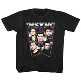 NSYNC Heads Black Toddler T-Shirt