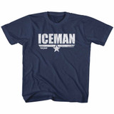 Top Gun Ice Man Navy Children's T-Shirt