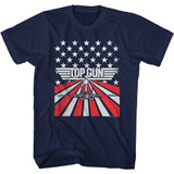 Top Gun Stars and Stripes Navy Adult T-Shirt