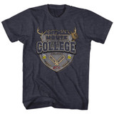 Animal House College Crest Navy Adult T-Shirt