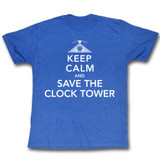 Back to the Future Keep Calm Royal Adult T-Shirt