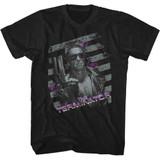 Terminator Purple Black Adult T-Shirt