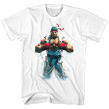 Street Fighter Ryu Classic White Adult T-Shirt