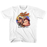 Street Fighter Ryu Vs Ken White Youth T-Shirt