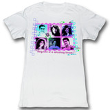 Saved by the Bell Gang White Junior Women's T-Shirt