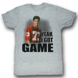 Saved by the Bell I Got Game Gray Heather T-Shirt