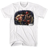 Rocky Rocky vs. Apollo Painting White T-Shirt