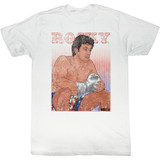 Rocky Contemplation White T-Shirt