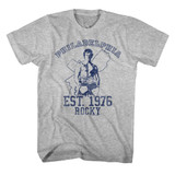 Rocky Philidelphia Gray Heather T-Shirt