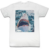 Jaws Greetings White Adult T-Shirt
