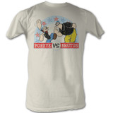 Popeye Popeye vs. Brutus Natural Adult T-Shirt