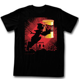 Popeye Silhouette Black Adult T-Shirt