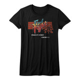 Final Fight Arcade Black Junior Women's T-Shirt