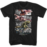 Monster Hunter 4 Monsters Black Adult T-Shirt