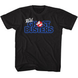 The Real Ghostbusters Real Logo Black Children's T-Shirt