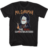 The Real Ghostbusters Mr. Sandman Black T-Shirt