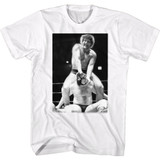 Andre The Giant Cracked White Adult T-Shirt