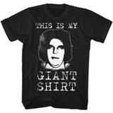 Andre The Giant Straight Outta Here Black Adult T-Shirt