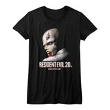 Resident Evil Evil20 Black Junior Women's T-Shirt