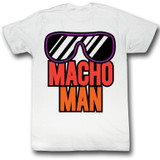 Macho Man More Macho White Adult T-Shirt