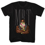 Mr. T Flower T Black Adult T-Shirt