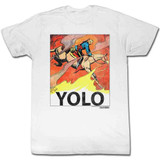 Flash Gordon Yolo White Adult T-Shirt