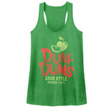 Dum Dums Sour Apple Kelly Junior Women's Racerback Tank Top