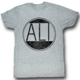 Muhammad Ali Ali Circle Gray Heather Adult T-Shirt