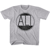 Muhammad Ali Ali Circle Gray Heather Youth T-Shirt