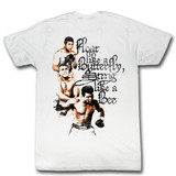 Muhammad Ali Three Poses White Adult T-Shirt