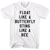 Muhammad Ali Floatie White Adult T-Shirt