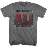 Muhammad Ali Greatest Graphite Heather Adult T-Shirt