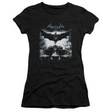 Batman Arkham Knight Forward Force Sheer Black Junior Women's T-Shirt