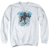 Batman Arkham Knight I Know White Adult Crewneck Sweatshirt