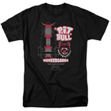 Back To The Future II Pit Bull Adult 18/1 T-Shirt Black