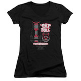Back To The Future II Pit Bull Junior Women's T-Shirt V-Neck Black