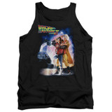 Back To The Future II Poster Adult Tank Top Black