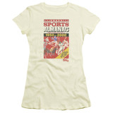 Back To The Future II Sports Almanac Junior Women's T-Shirt Sheer Cream