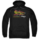 Back To The Future Japanese Delorean Adult Pullover Hoodie Black